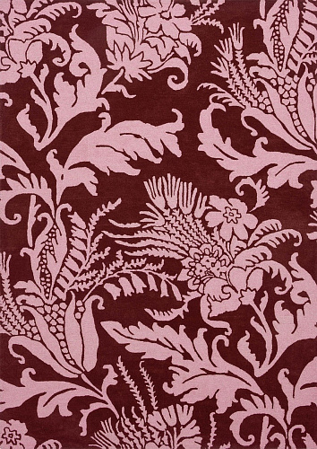 Baroque roze vloerkleed