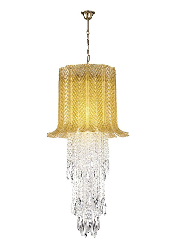 Murano Glas Blad Kroonluchter