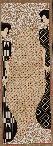 Lady van Klimt wandtapijt