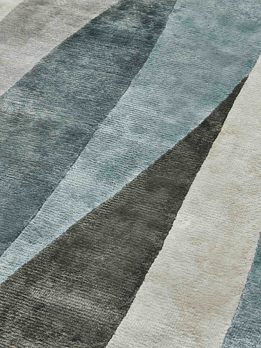 Scape Grey designer vloerkleed