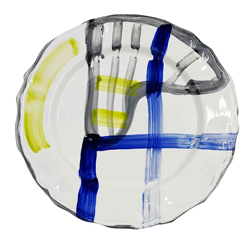 Handgemaakte keramische bord