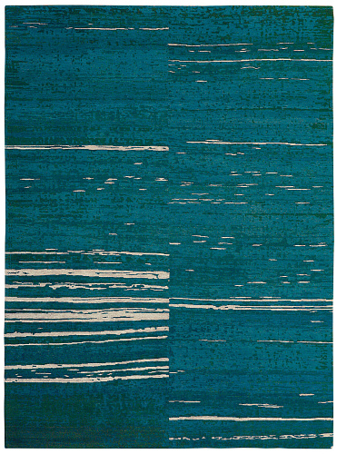 Kruiden 3 blauw vloerkleed