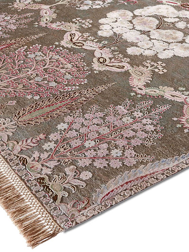 Mughal handgemaakte luxe vloerkleed