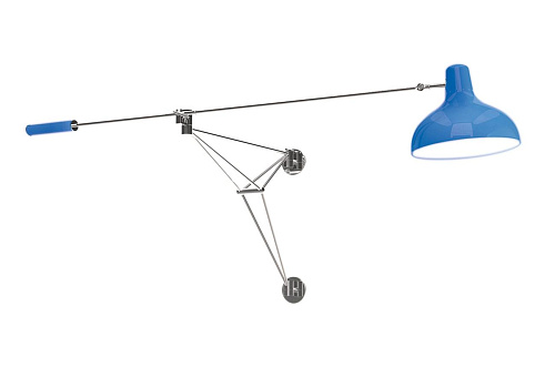 Moonbeam Glow blauwe wandlamp