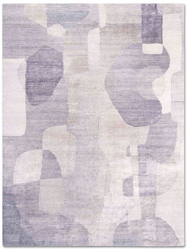 Silver Blue luxe vloerkleed