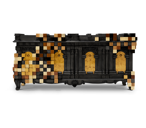 Trafalgar zwart dressoir