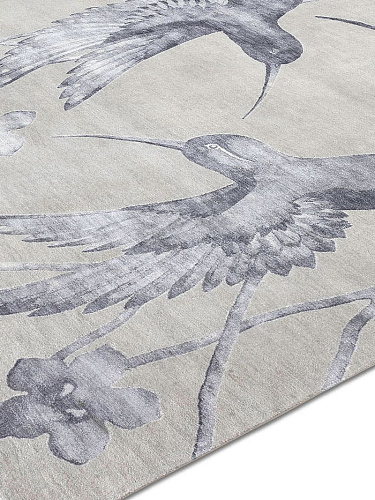 Hummingbirds handgeknoopt vloerkleed
