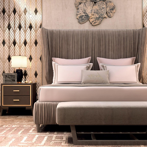 Hamptons houten Italiaans nachtkastje