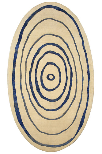 Zen Cieli ovaal designer vloerkleed