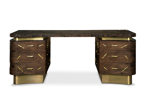 Designer houten bureau