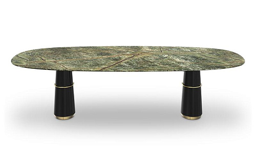 Marmeren eettafel