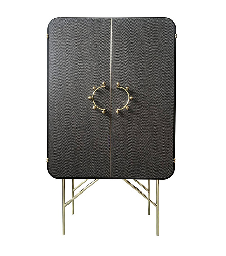 Eigentijdse houten kast