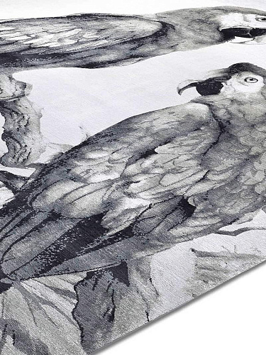 Two Parrots handgeweven vloerkleed