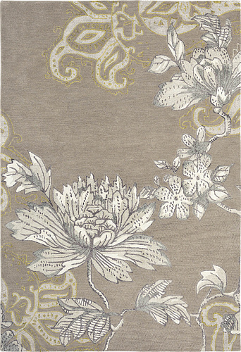 Fable floral grijs vloerkleed