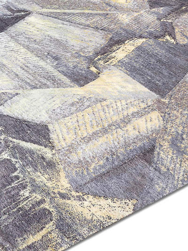 Brutalism Pastel handgeknoopt vloerkleed