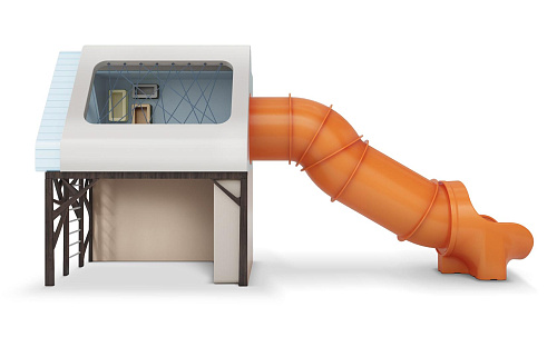 Jungle Adventure glijbaan speelplaats