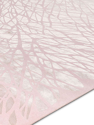 Dresden Rose luxe handgeknoopt vloerkleed