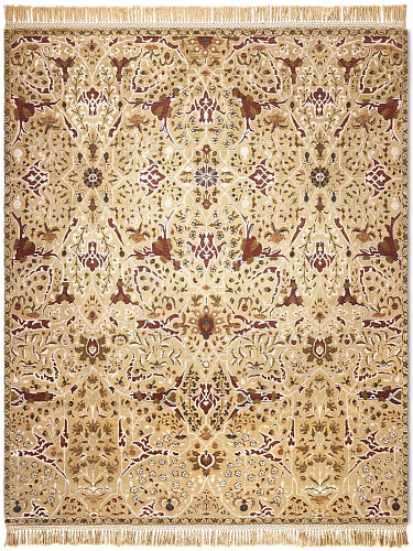 Teheran Yellow handgemaakte luxe vloerkleed