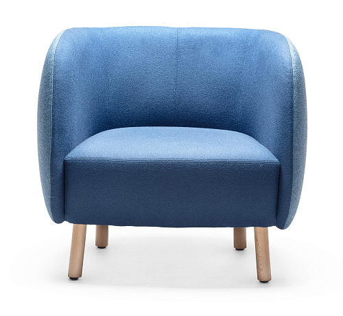 Mousse P Blauwe Fauteuil