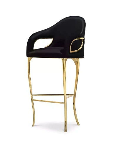 Lyra hoge rugleuning barkruk