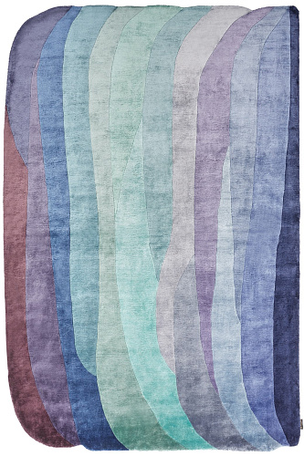 Scape Violet designer vloerkleed