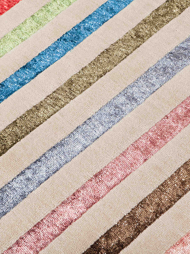 Complementaire designer vloerkleed