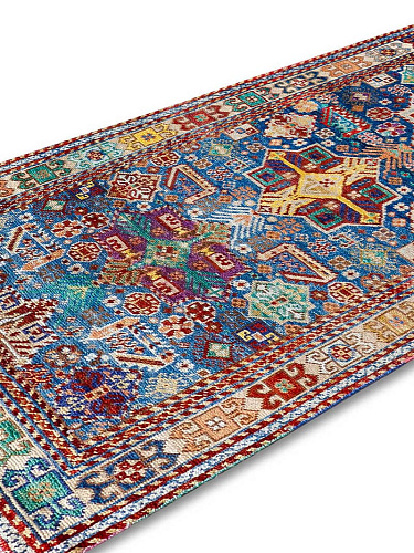 Original Natural Blue luxe vloerkleed