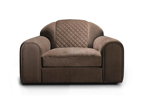 Fauteuil met geometrische stiksels