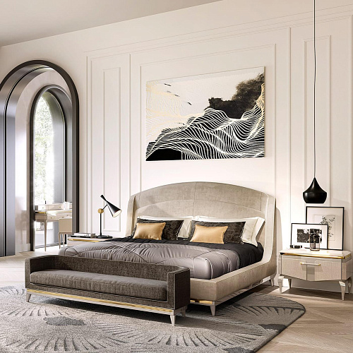 Prestige beige nachtkastje