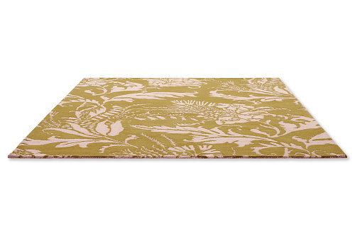Baroque geel vloerkleed