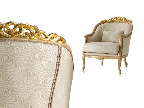Harmony luxe stoel met armleuningen