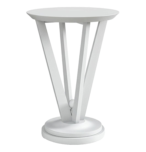 Ronde Houten Bijzettafel