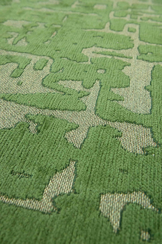 Perrier's Green rond vloerkleed