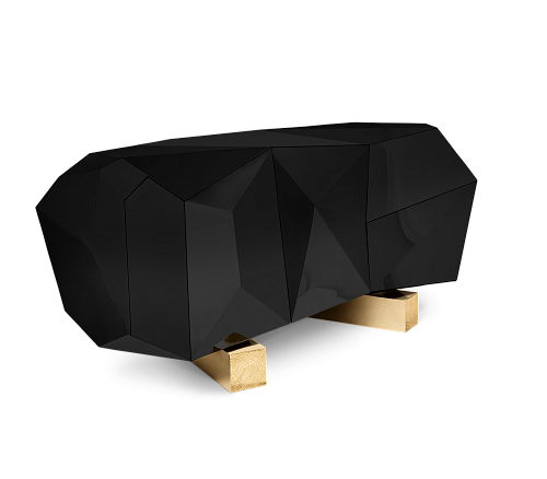 Prism 2 zwart dressoir