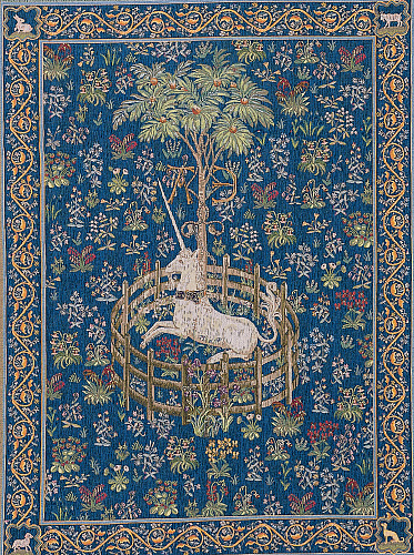Captive Unicorn wandtapijt