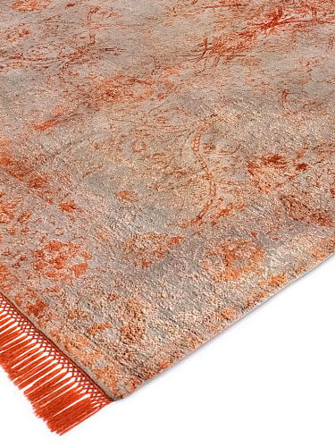 Copper luxe vloerkleed