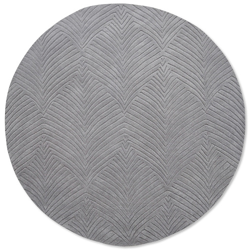 Folia cool grijs cirkel vloerkleed