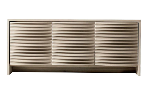 Onda grijze massief walnoten dressoir