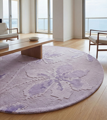Lavender Bloom handgemaakt vloerkleed