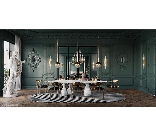 Obsidian ovale XL Estremoz eettafel