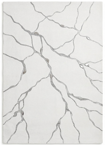 Vein Marble White vloerkleed