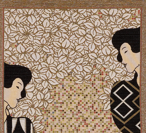 Lady van Klimt wandtapijt