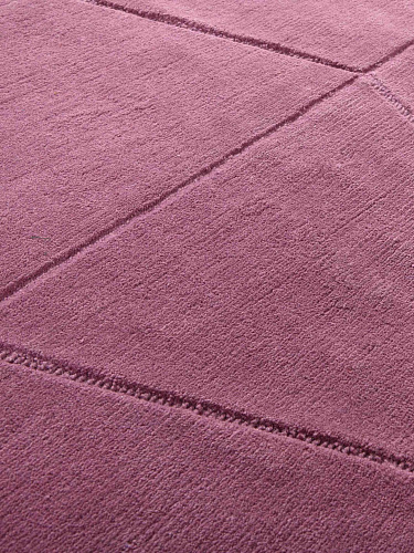 Lhotse 4 roze designer vloerkleed