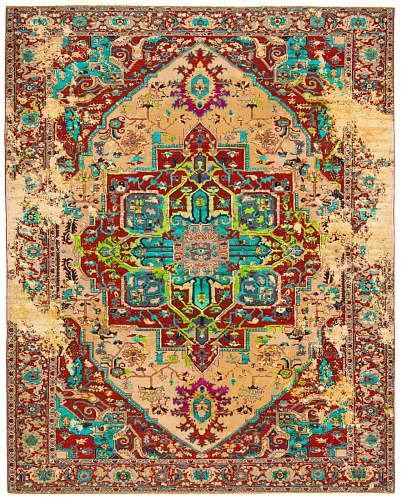 Serapi westminster fire custom colors vloerkleed