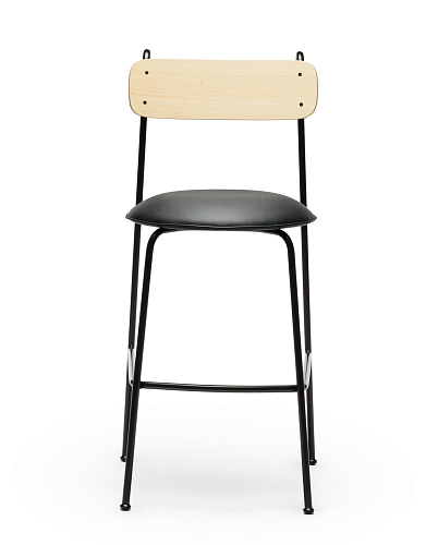 Lena SG-75 Zwarte Essenhout Barkrukstoel