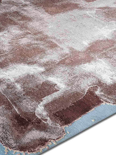 Mono luxe handgeknoopt tapijt