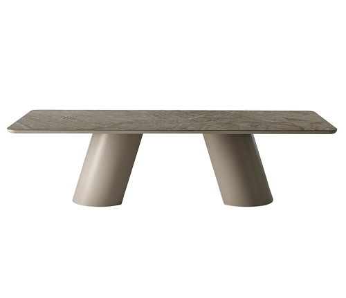 Altea bruine eettafel met keramisch blad