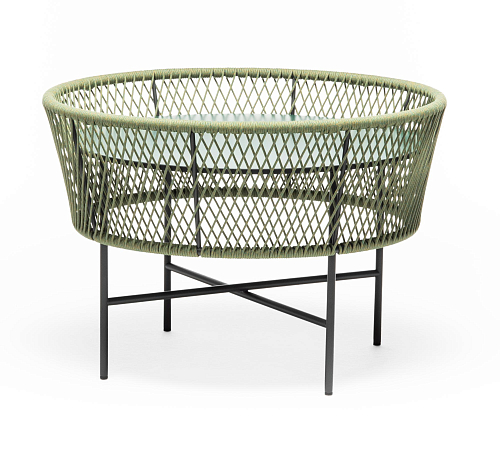 Tamburo ME Ronde Groene Buiten Salontafel