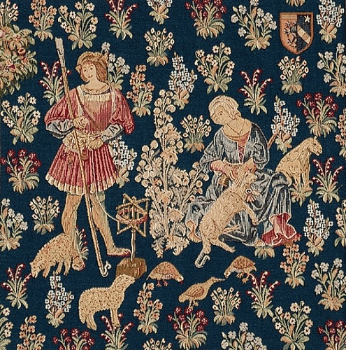 Wool Work wandtapijt met rand