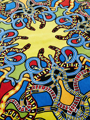 Snake Circle vloerkleed